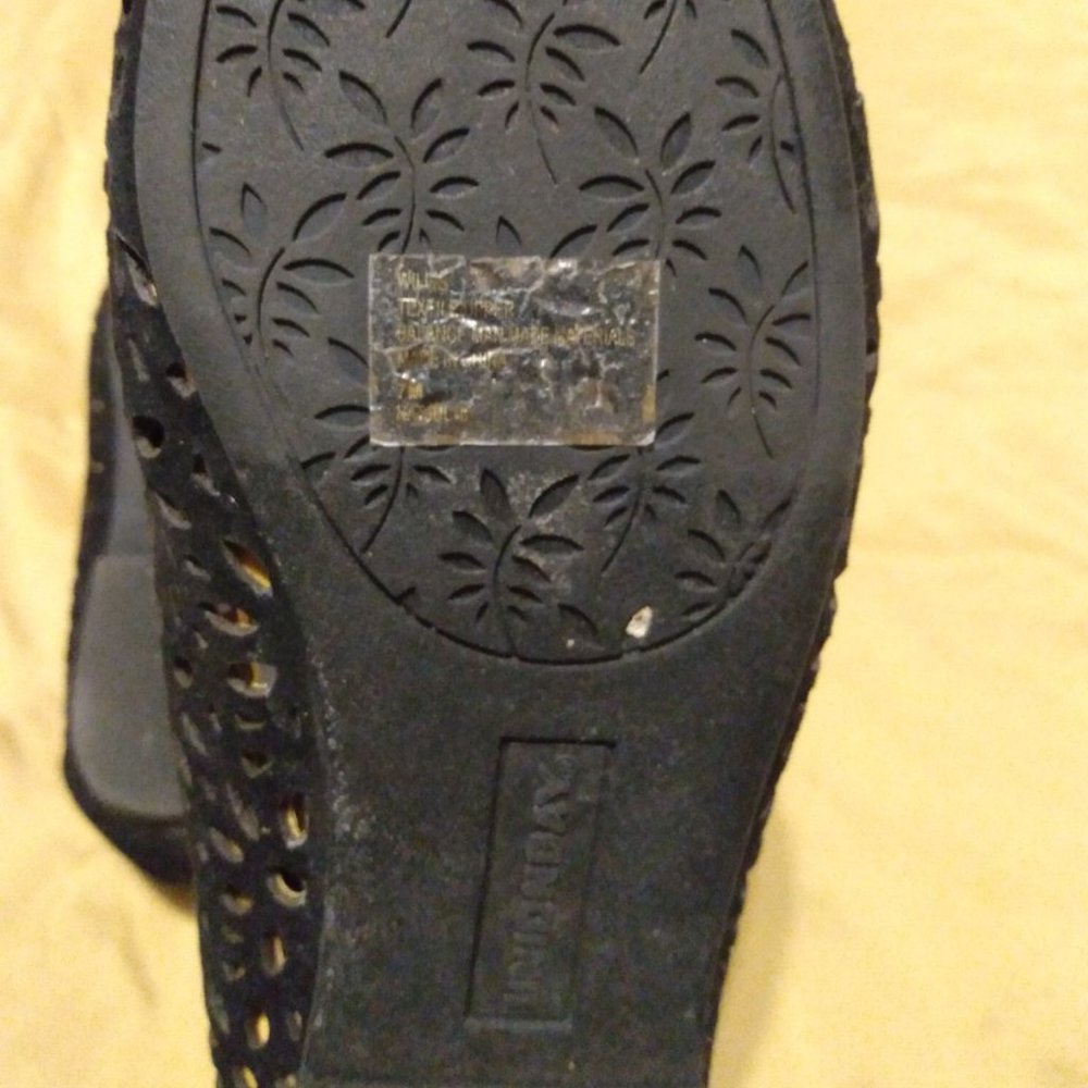 UNIONBAY black slip on dress flats, NEW, 7M - Picture 7 of 7